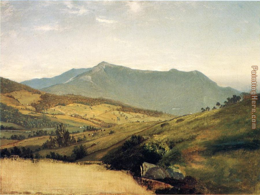 View of Mount Mansfield painting - John Frederick Kensett View of Mount Mansfield art painting